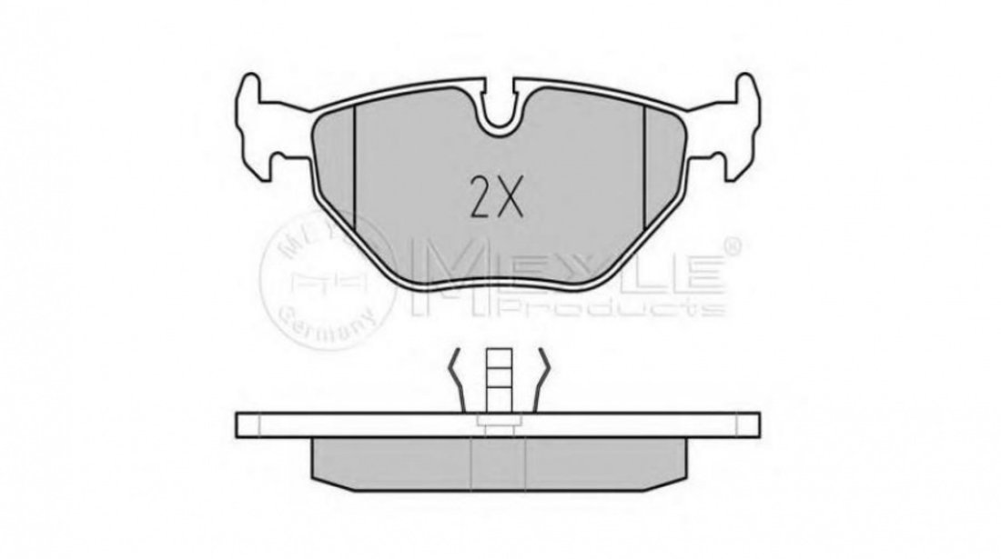 Placute de frana BMW 3 cupe (E36) 1992-1999 #2 0252160717