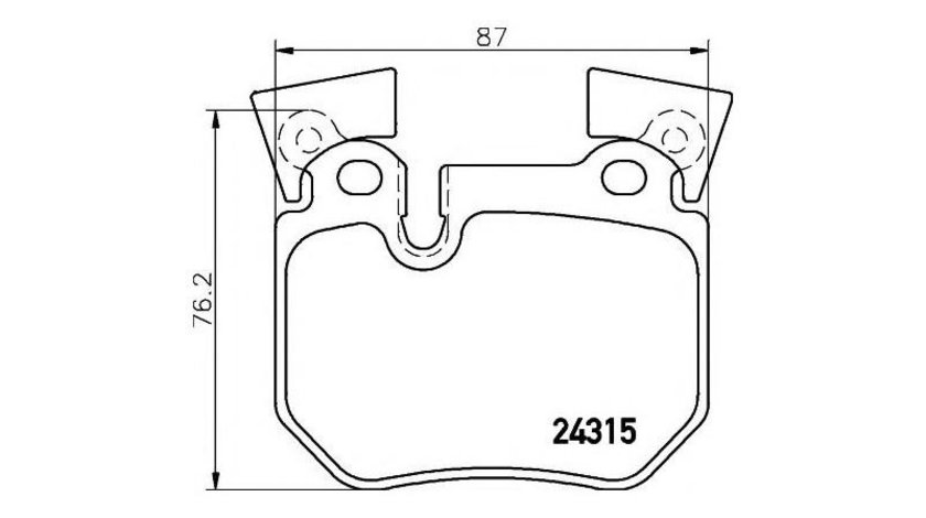 Placute de frana BMW 3 (E90) 2005-2011 #2 0986494421