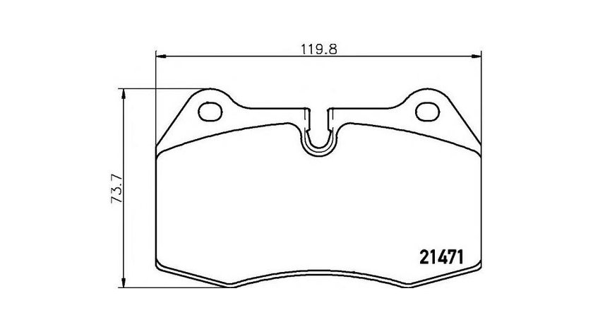 Placute de frana BMW 8 (E31) 1990-1999 #2 044100