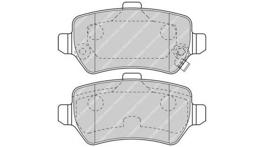 Placute de frana Chrysler CONCORDE 1997-2003 #3 095702