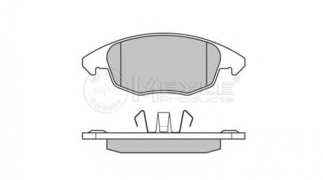 Placute de frana Citroen BERLINGO caroserie (B9) 2008-2016 #2 0252453818