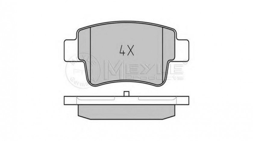 Placute de frana Fiat GRANDE PUNTO (199) 2005-2016 #2 0252434917W