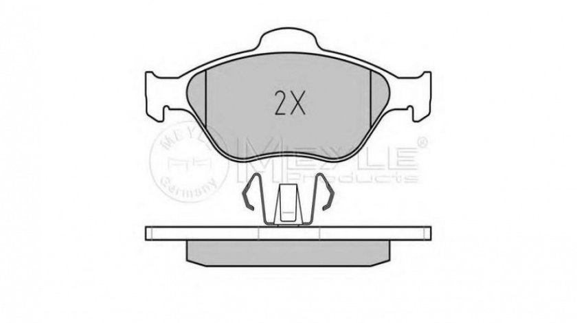 Placute de frana Ford FIESTA V (JH_, JD_) 2001-2010 #2 0252360418PD