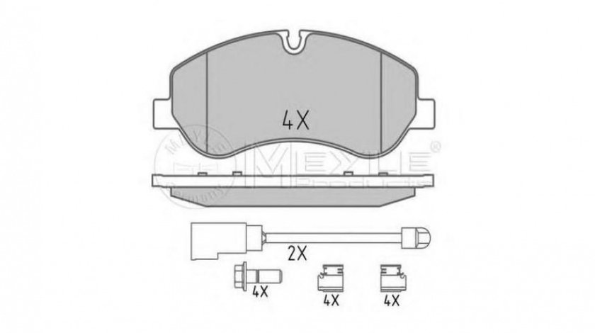 Placute de frana Ford TRANSIT bus 2013-2016 #2 0252560217