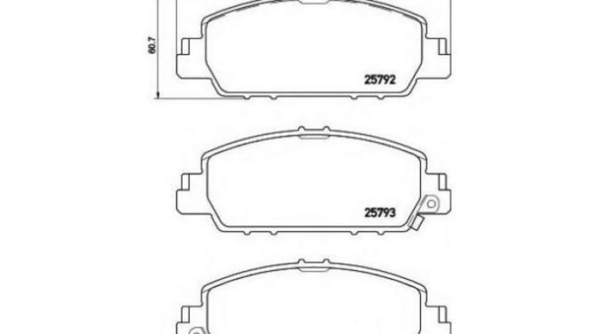 Placute de frana Honda HRV (2014->) HR-V #2 2579201