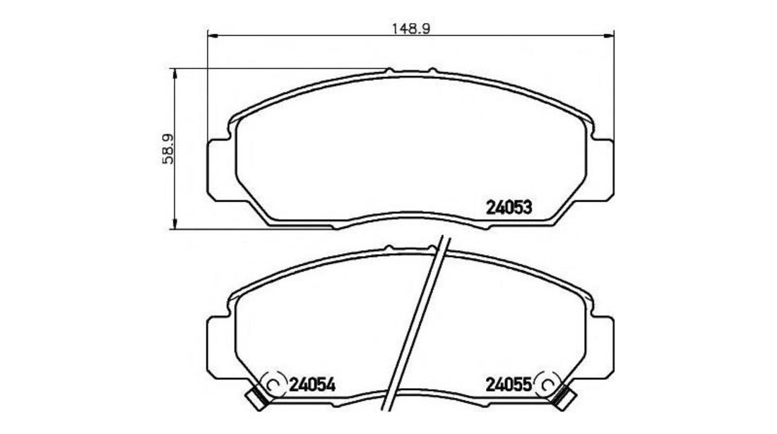 Placute de frana Honda Odyssey (1998-2016) [RB_] #2 06450S7AE00