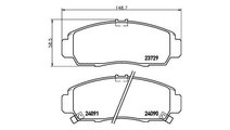 Placute de frana Honda SHUTTLE (RA) 1994-2004 #2 0...