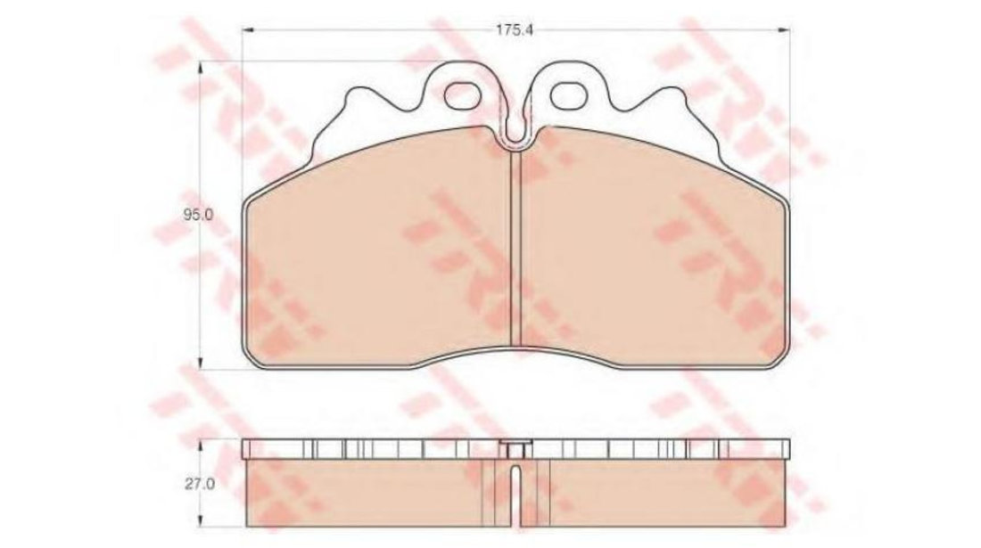 Placute de frana Iveco EuroCargo 1991-2011 #2 0252925627