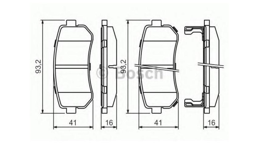 Placute de frana Kia CERATO II limuzina (TD) 2009-2016 #3 05P1344