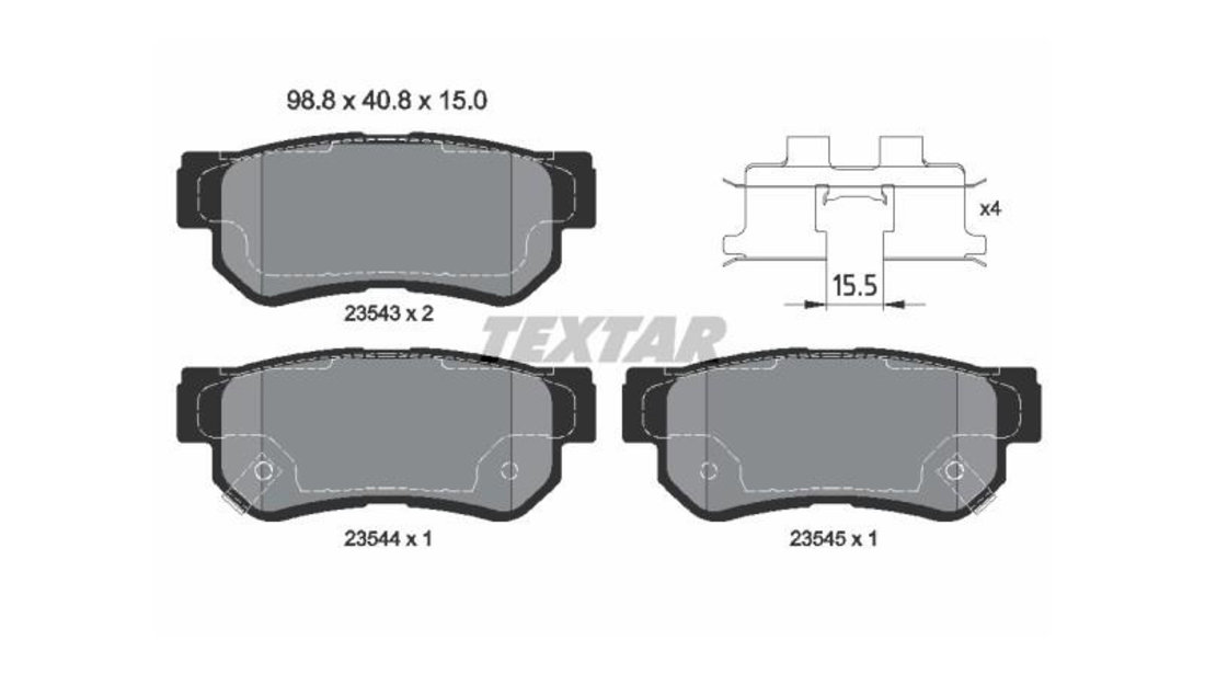 Placute de frana Kia MAGENTIS (MG) 2005-2016 #2 074602