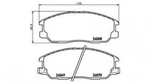 Placute de frana Kia SORENTO I (JC) 2002-2016 #2 2...