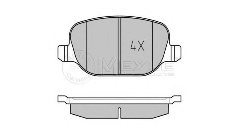 Placute de frana Lancia THESIS (841AX) 2002-2009 #2 0252376017