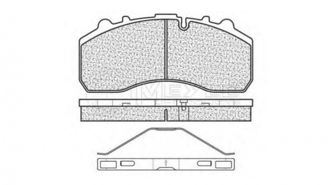 Placute de frana MAN TGA 2000-2016 #2 0004210510