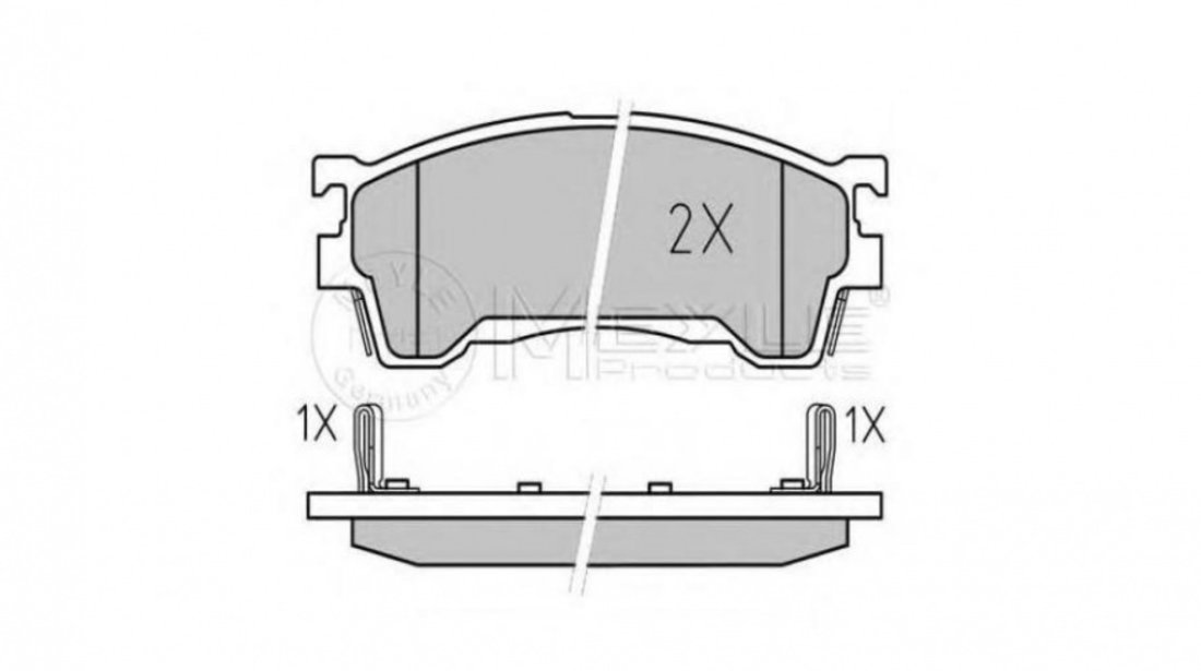 Placute de frana Mazda 626 Mk V hatchback (GF) 1997-2002 #2 0252175416