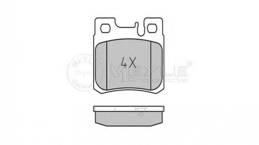 Placute de frana Mercedes C-CLASS Break (S202) 1996-2001 #2 0014200220