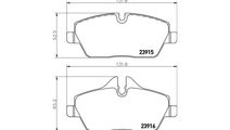 Placute de frana MINI MINI (R56) 2006-2013 #3 05P1...