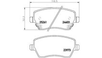 Placute de frana Nissan MICRA IV (K13) 2010-2016 #...