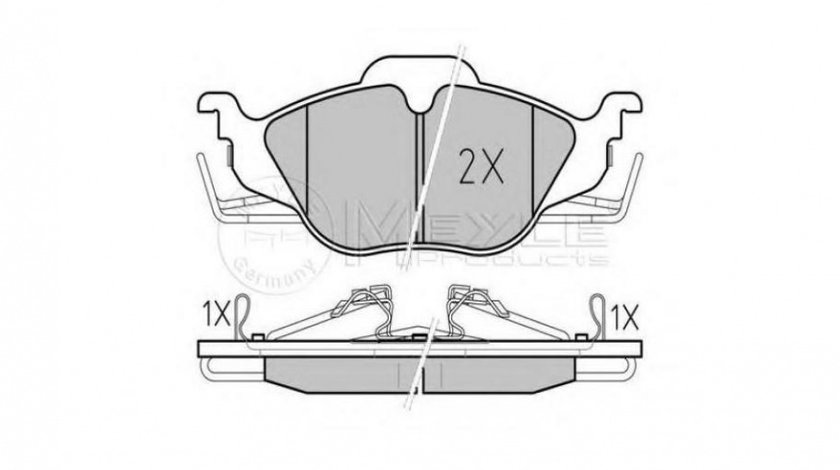 Placute de frana Opel ASTRA G limuzina (F69_) 1998-2009 #2 0252306317