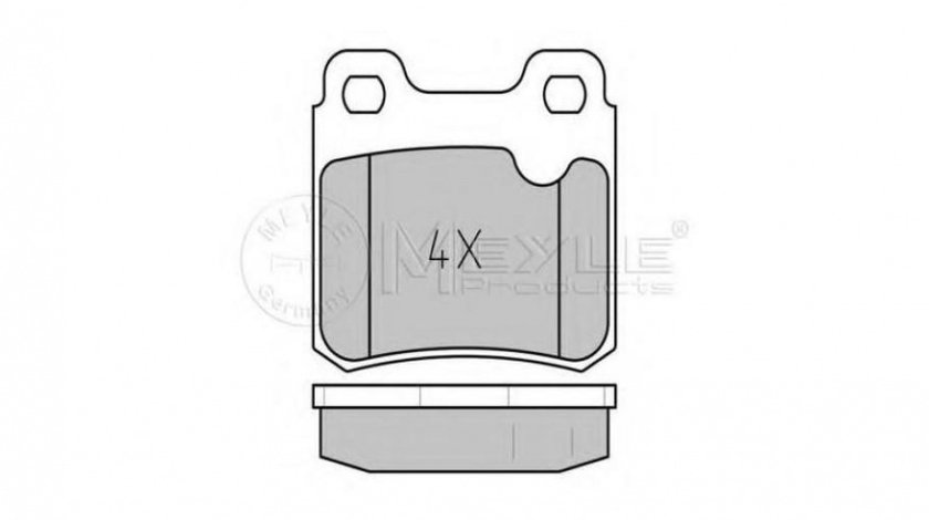 Placute de frana Opel CALIBRA A (85_) 1990-1997 #2 0252114015