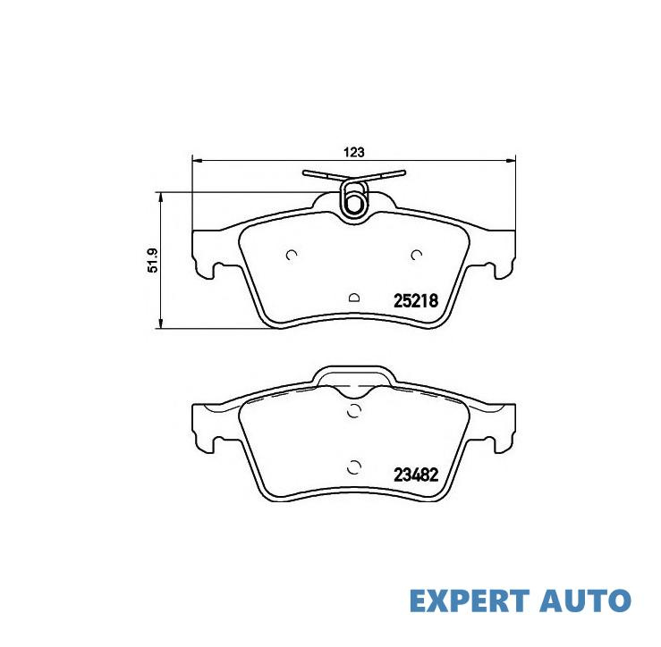 Placute de frana Peugeot 508 SW 2010-2016 #2 084240