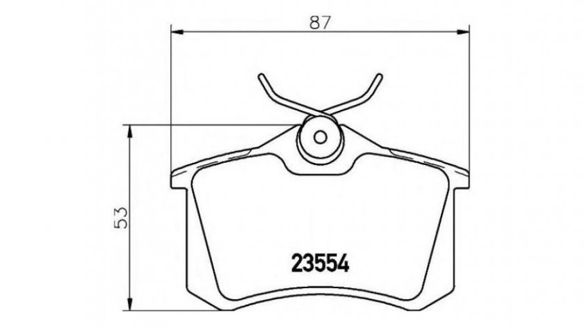 Placute de frana Renault MEGANE I Break (KA0/1_) 1999-2003 #2 00048