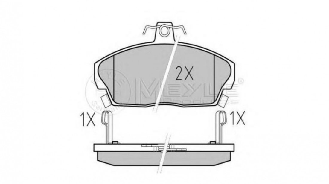 Placute de frana Rover 45 limuzina (RT) 2000-2005 #2 0252151518PD