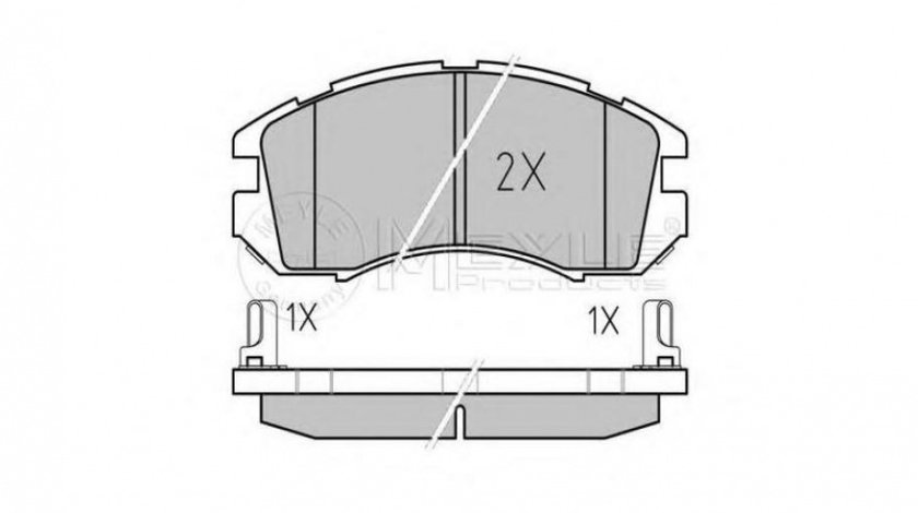 Placute de frana Subaru IMPREZA combi (GF) 1992-2000 #2 019112