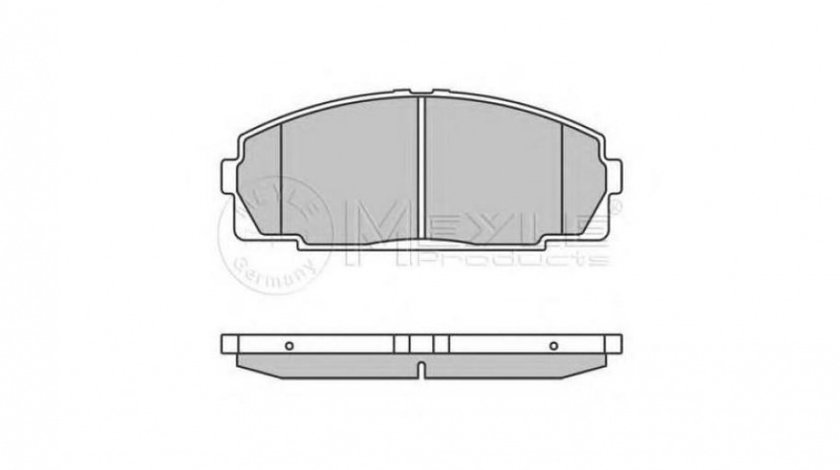 Placute de frana Toyota HIACE II caroserie (LH5_, YH7_, LH7_, LH6_, YH6_, YH5_) 1982-1989 #2 0252146815