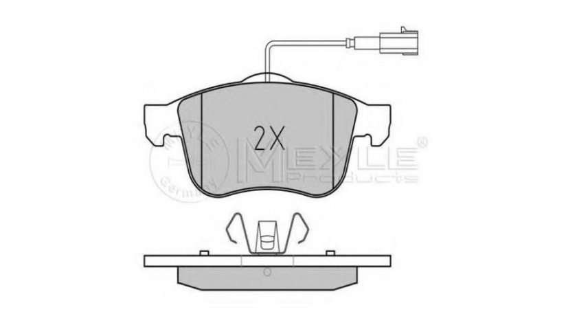 Placute frana Alfa Romeo GIULIETTA (940) 2010-2016 #2 0252434019