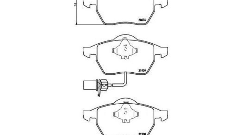 Placute frana Audi AUDI A4 (8D2, B5) 1994-2001 #2 039022