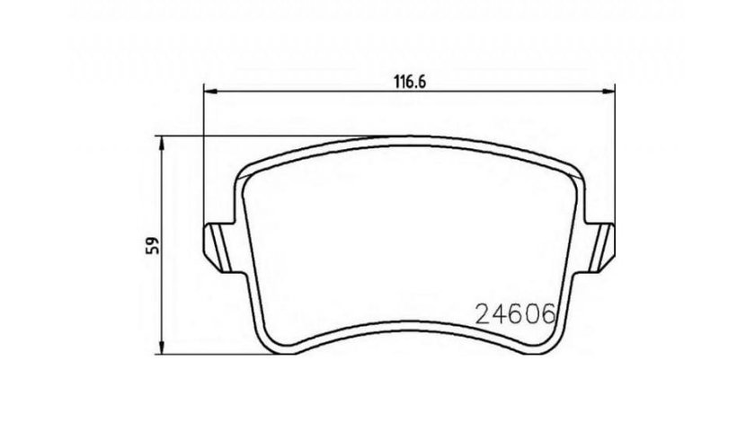 Placute frana Audi AUDI A4 (8K2, B8) 2007-2016 #3 0986494254