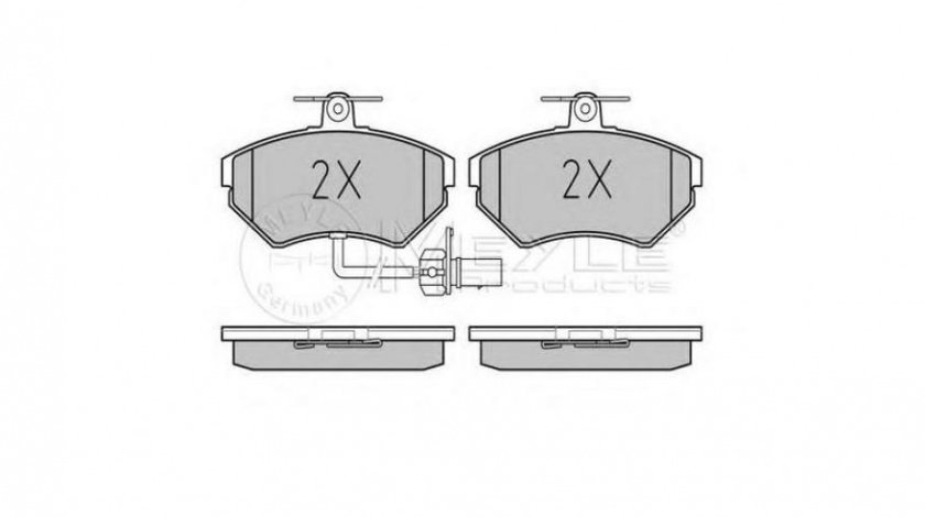 Placute frana Audi AUDI A4 Avant (8D5, B5) 1994-2001 #2 02521945191PD