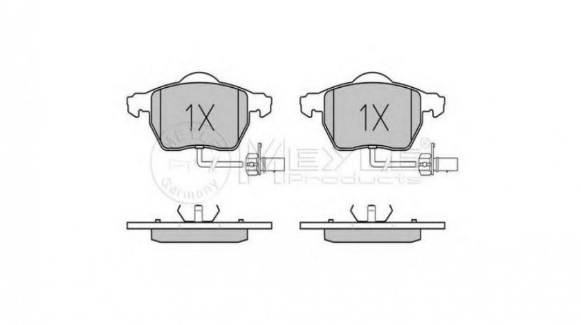 Placute frana Audi AUDI A4 Cabriolet (8H7, B6, 8HE, B7) 2002-2009 #2 0252193819