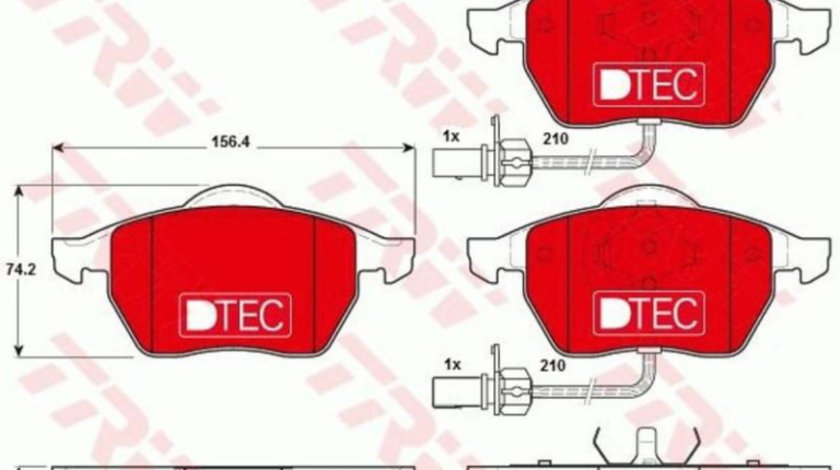 Placute frana Audi AUDI A6 (4A, C4) 1994-1997 #2 0252301820PD