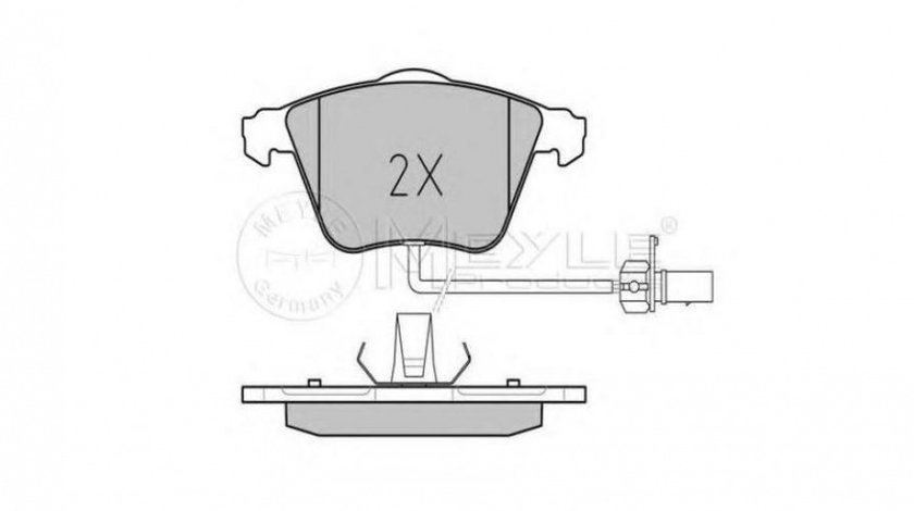 Placute frana Audi AUDI A6 (4B2, C5) 1997-2005 #2 0252376220W