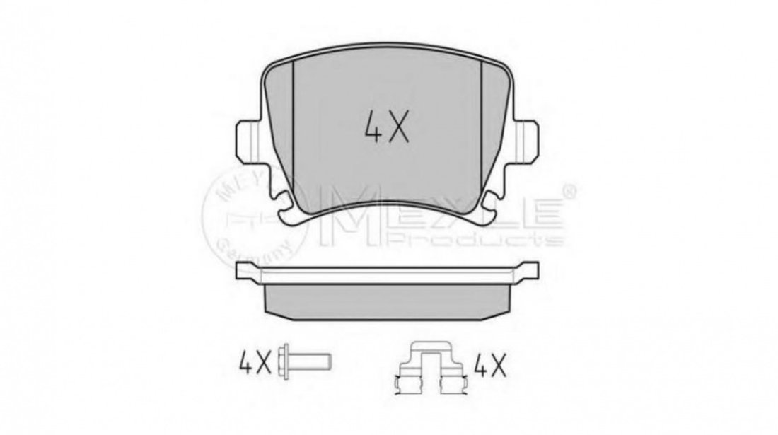 Placute frana Audi AUDI A6 (4F2, C6) 2004-2011 #2 0252391417PD