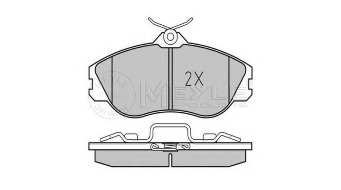 Placute frana Audi AUDI CABRIOLET (8G7, B4) 1991-2000 #2 0252113819