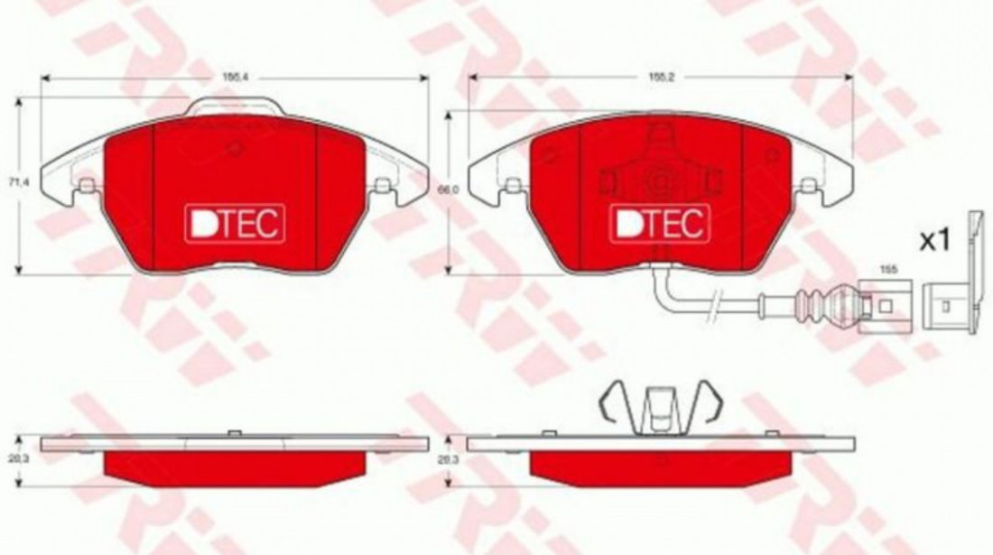 Placute frana Audi AUDI TT Roadster (8J9) 2007-2014 #2 0252358720PD