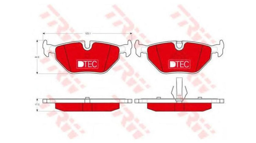 Placute frana BMW 3 Cabriolet (E36) 1993-1999 #2 0252160717