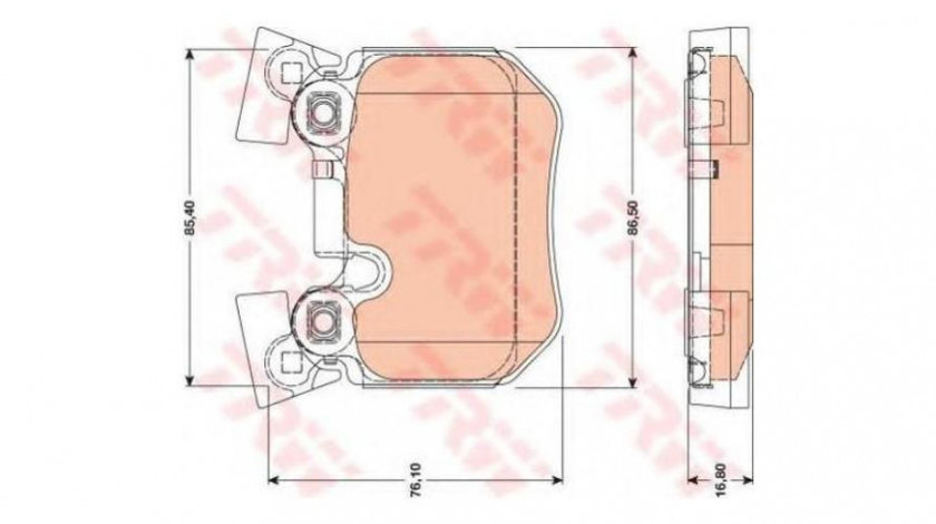 Placute frana BMW 3 (E90) 2005-2011 #2 0252431517