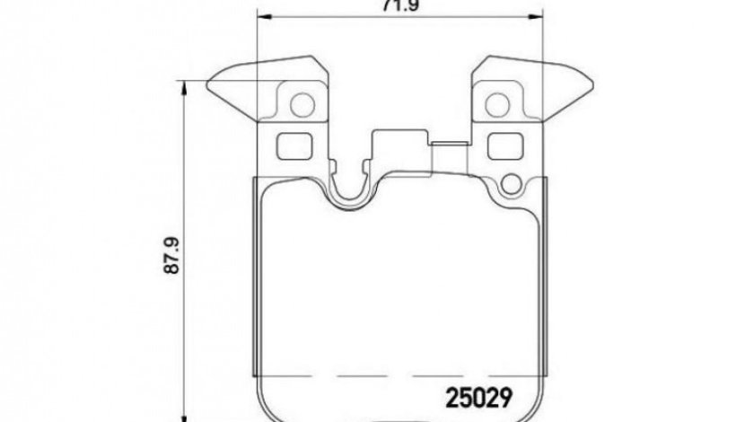 Placute frana BMW 4 Cabriolet (F33, F83) 2013-2016 #2 2502902