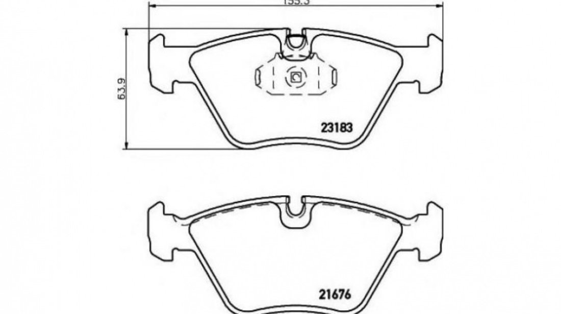 Placute frana BMW X3 (E83) 2004-2016 #2 0252318320