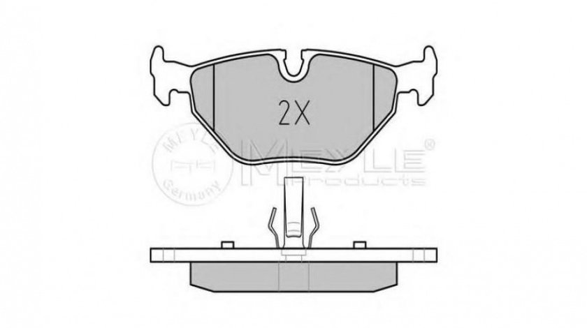 Placute frana BMW Z3 cupe (E36) 1997-2003 #2 0252193417PD