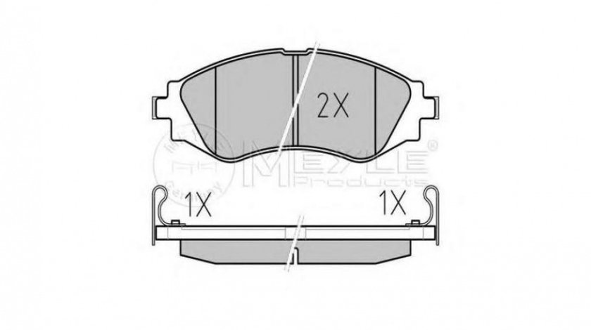 Placute frana Chevrolet EVANDA 2005-2016 #2 0252323417