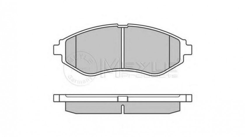 Placute frana Daewoo KALOS limuzina (KLAS) 2002-2004 #2 0252397417