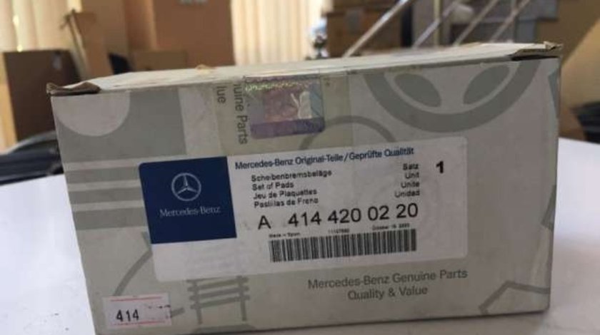 Placute frana fata noi originale mercedes vaneo