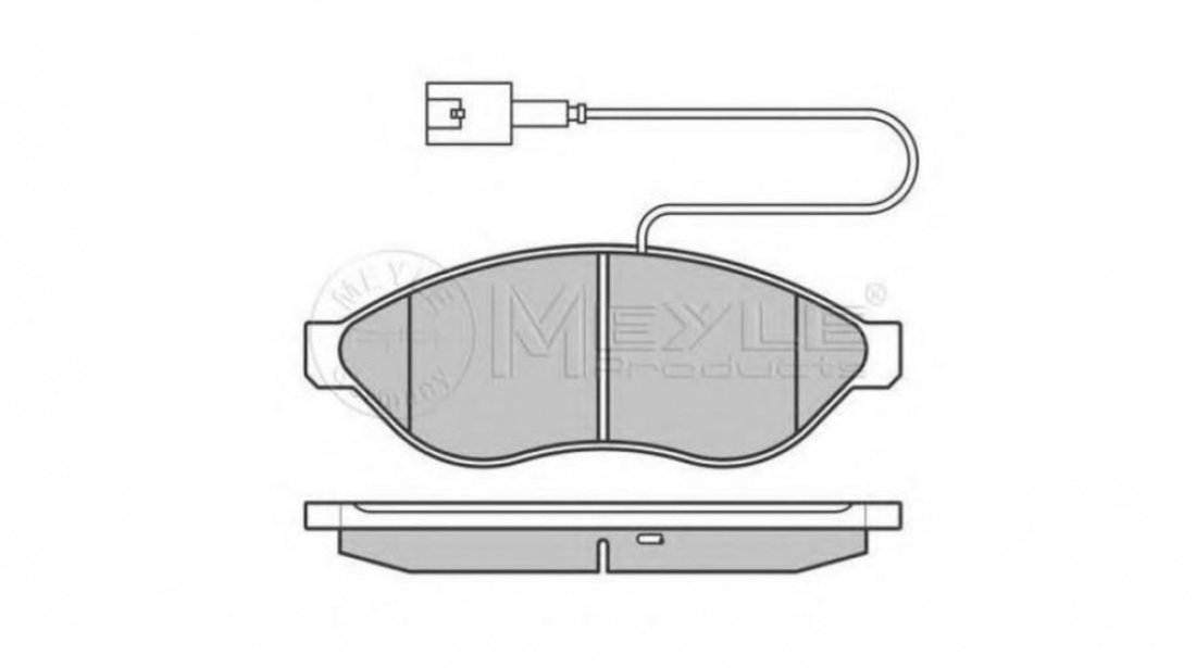 Placute frana Fiat DUCATO bus (250, 290) 2006-2016 #2 02524468191PD