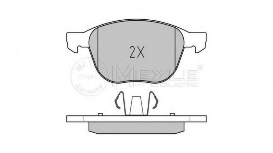 Placute frana Ford ECOSPORT 2011- #2 0252372318