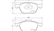 Placute frana Ford ECOSPORT 2011- #2 0252372318