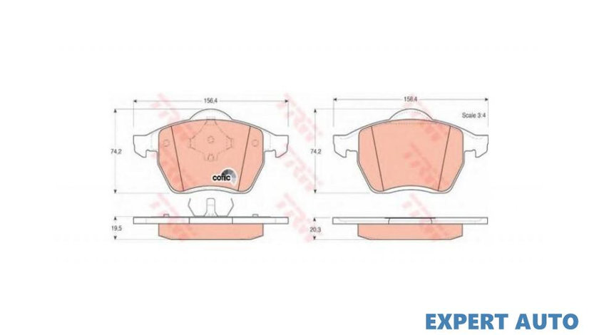 Placute frana Ford FUSION (JU_) 2002-2012 #2 0252184819